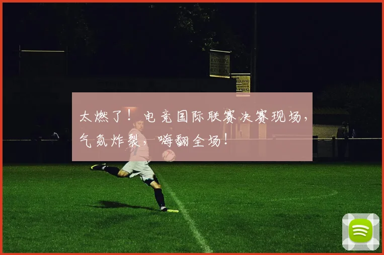 太燃了!电竞国际联赛决赛现场,气氛炸裂,嗨翻全场!